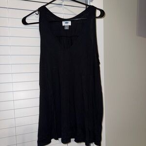 Old Navy Black V-Neck Tank Top